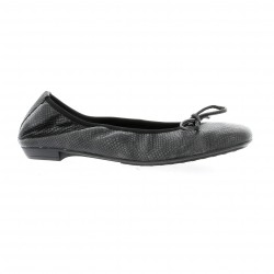 Elizabeth stuart Ballerines cuir python noir