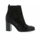 Pao Boots cuir iguane noir