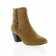 Giancarlo Boots cuir velours cognac