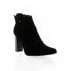 Vidi studio Boots cuir velours noir