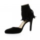 Vidi studio Escarpins cuir velours noir