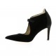 Brenda zaro Escarpins cuir velours noir