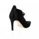 Brenda zaro Escarpins cuir velours noir