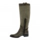 Donna piu Bottes cuir nubuck taupe