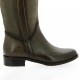 Donna piu Bottes cuir nubuck taupe