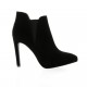 Nuova riviera Low boots cuir velours noir