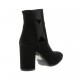 Nuova riviera Boots cuir velours noir