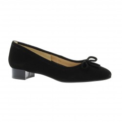 Vidi studio Ballerines cuir velours noir