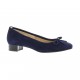 Vidi studio Ballerines cuir velours marine