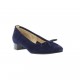 Vidi studio Ballerines cuir velours marine