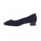 Vidi studio Ballerines cuir velours marine