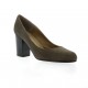 Brenda zaro Escarpins cuir velours gris