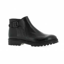 Ambiance Boots cuir noir