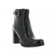 Crasto Boots cuir noir