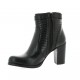 Crasto Boots cuir noir