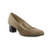 Vidi studio Escarpins cuir velours beige