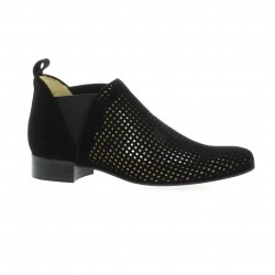 Vidi studio Boots cuir velours noir