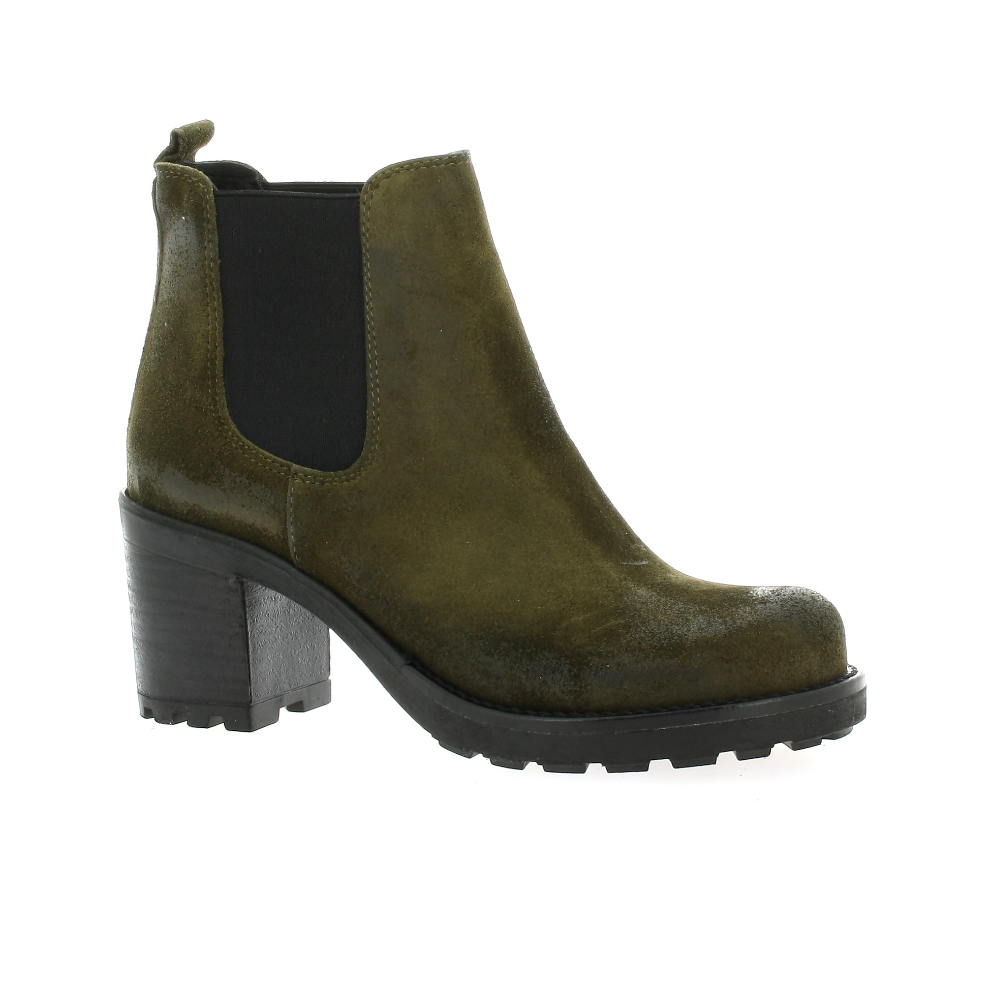 bottine kaki