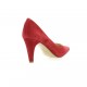 Elizabeth stuart Escarpins cuir velours rouge