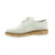 Exit Derby cuir python argent