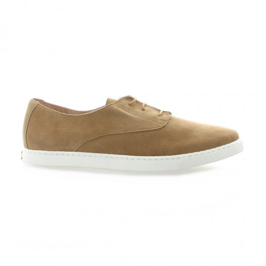 Exit Derby cuir velours camel