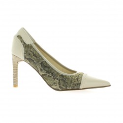 Elizabeth stuart Escarpins cuir python sable