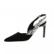 Elizabeth stuart Escarpins cuir velours noir