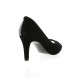 Reqins Escarpins cuir velours noir