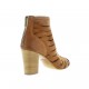 Pao Boots cuir cognac