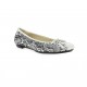 Elizabeth stuart Ballerines cuir python blanc