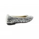 Elizabeth stuart Ballerines cuir python blanc