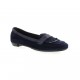 So send Mocassins cuir velours marine