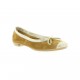 So send Ballerines cuir velours camel