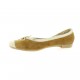 So send Ballerines cuir velours camel