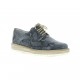 Elizabeth stuart Derby cuir python marine