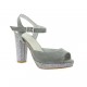 Reqins Escarpins cuir velours gris