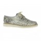 Elizabeth stuart Derby cuir python taupe