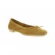 So send Ballerines cuir velours camel