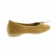 So send Ballerines cuir velours camel