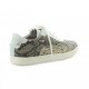 Elizabeth stuart Baskets cuir python taupe