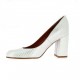 Elizabeth stuart Escarpins cuir serpent blanc