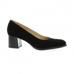 Vidi studio Escarpins cuir velours noir