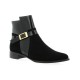 Vidi studio Boots cuir velours noir