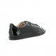 Exit Baskets cuir vernis noir