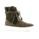 Exit Boots cuir velours taupe