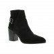 Elizabeth stuart Boots cuir velours noir