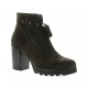 Riva di mare Boots cuir velours anthracite