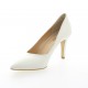 Escarpins cuir blanc Essedonna