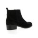 Pao Boots cuir velours noir