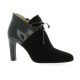 Brenda zaro Boots cuir velours noir